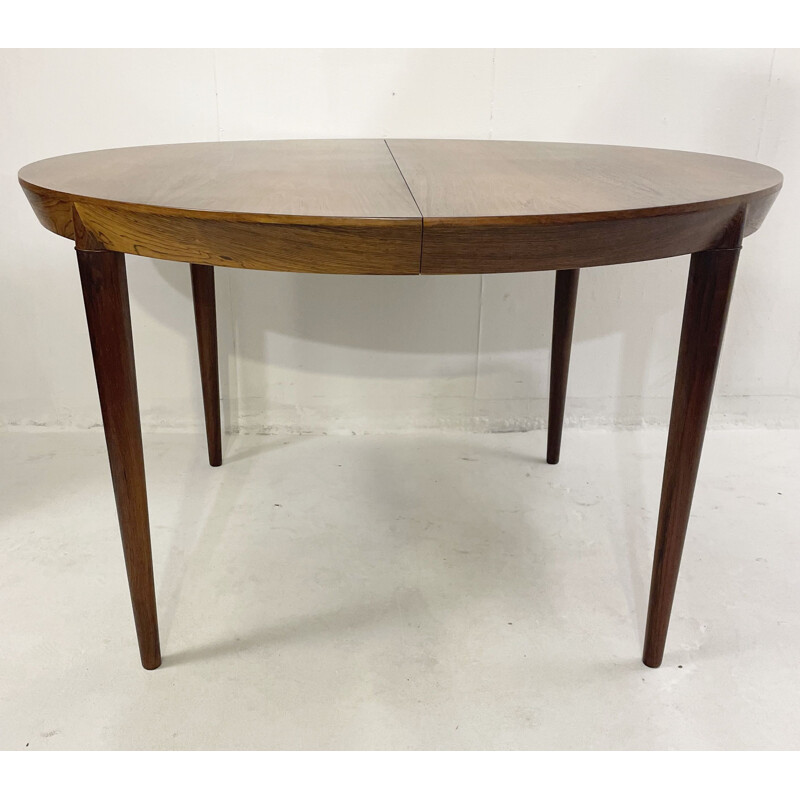 Mid century dining table with 1 extension by Severin Hansen, Denmark 1960s