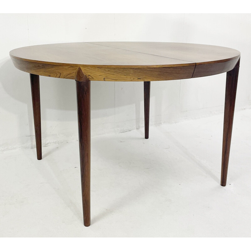 Table vintage avec 1 rallonge par Severin Hansen, Danemark 1960