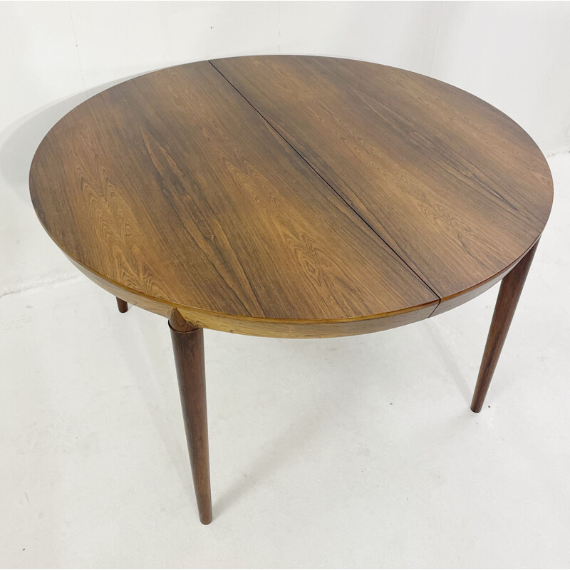 Mid century dining table with 1 extension by Severin Hansen, Denmark 1960s