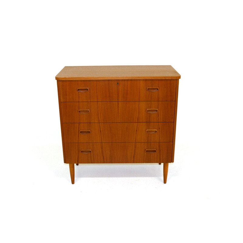 Vintage teak chest of drawers, Sweden 1960