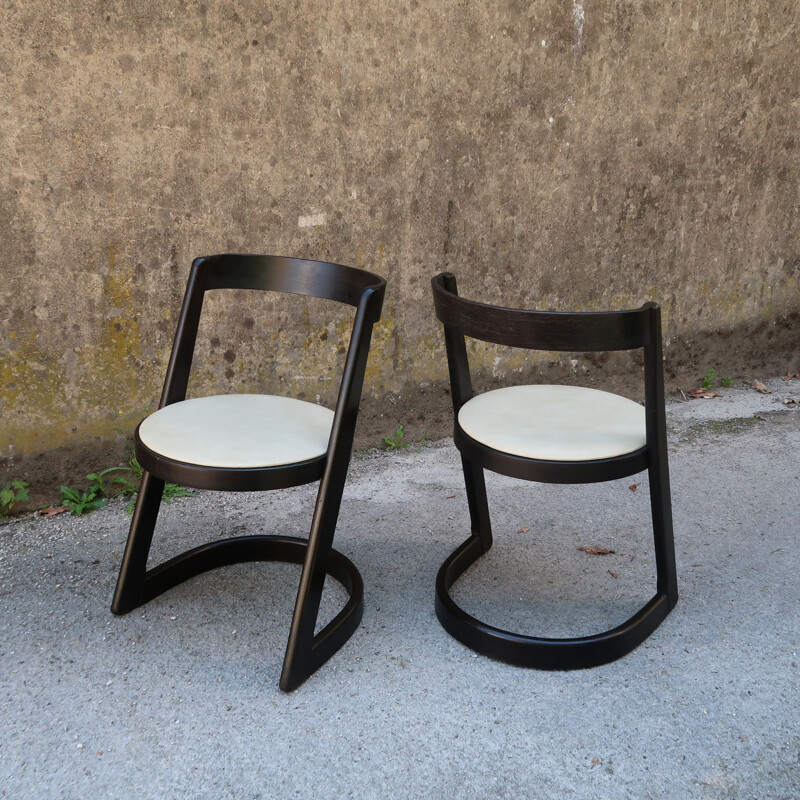 Paar Vintage Halfa Stühle von Baumann, 1970