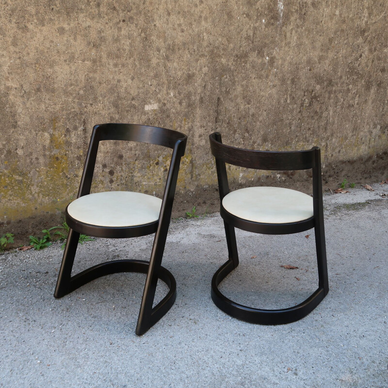 Pair of vintage Halfa chairs by Baumann, 1970s