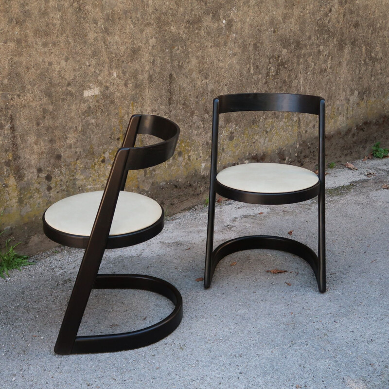 Pair of vintage Halfa chairs by Baumann, 1970s