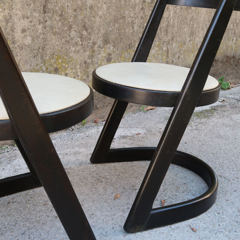 Pair of vintage Halfa chairs by Baumann, 1970s