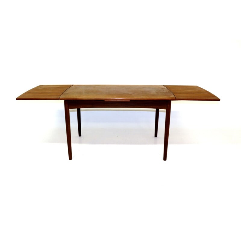 Table à manger vintage avec plateaux rétracables, 1950