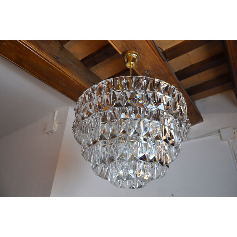 Vintage chandelier Kinkeldey 4 levels Germany 1970