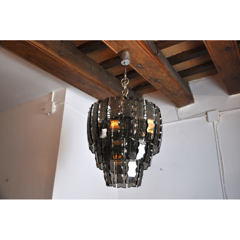 Vintage Veca chandelier from Murano, Italy 1970