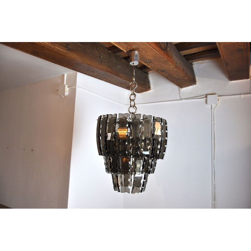 Vintage Veca chandelier from Murano, Italy 1970