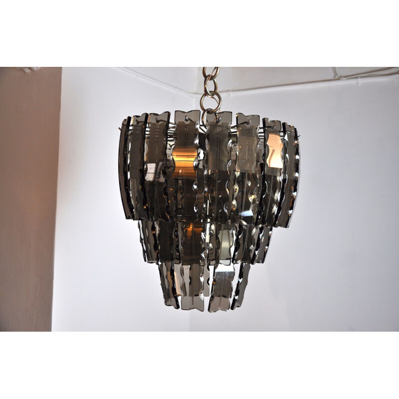 Vintage Veca chandelier from Murano, Italy 1970