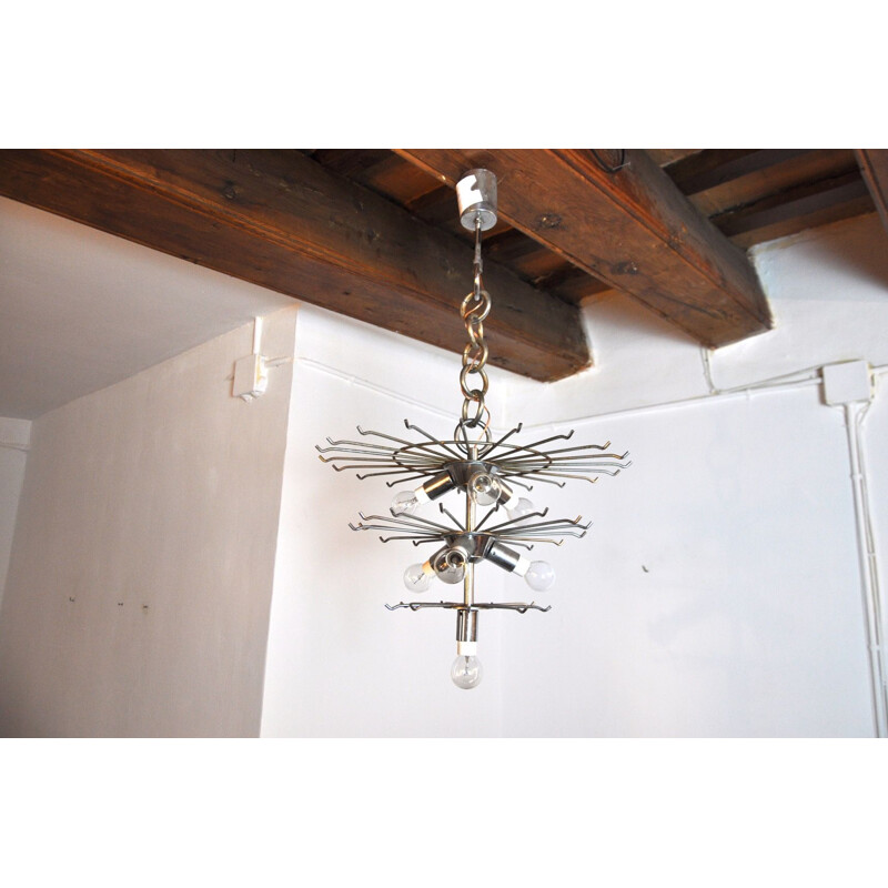 Vintage Veca chandelier from Murano, Italy 1970