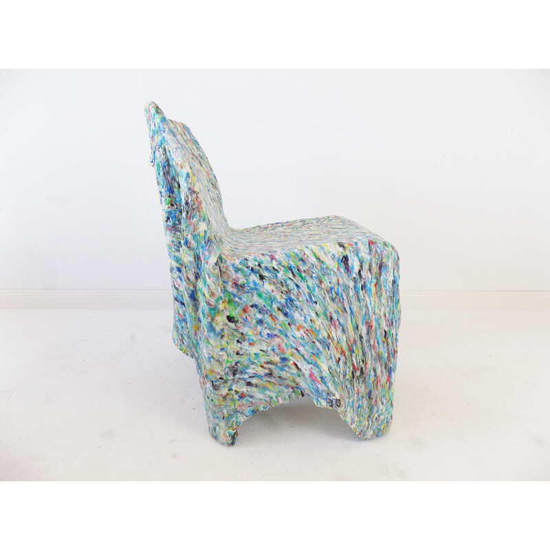 Chaise confettis vintage par  Bär et Knell, 1990