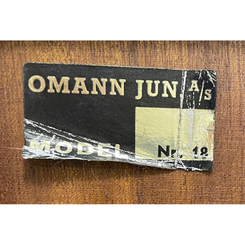 Aparador vintage de Omann Jun Møbelfabrik, Dinamarca 1960