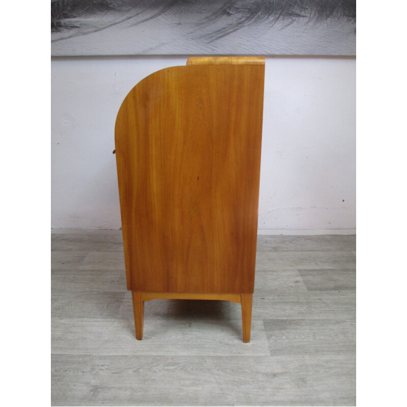 Mid centuty secretary desk venereed with ash, Sweden 1960s