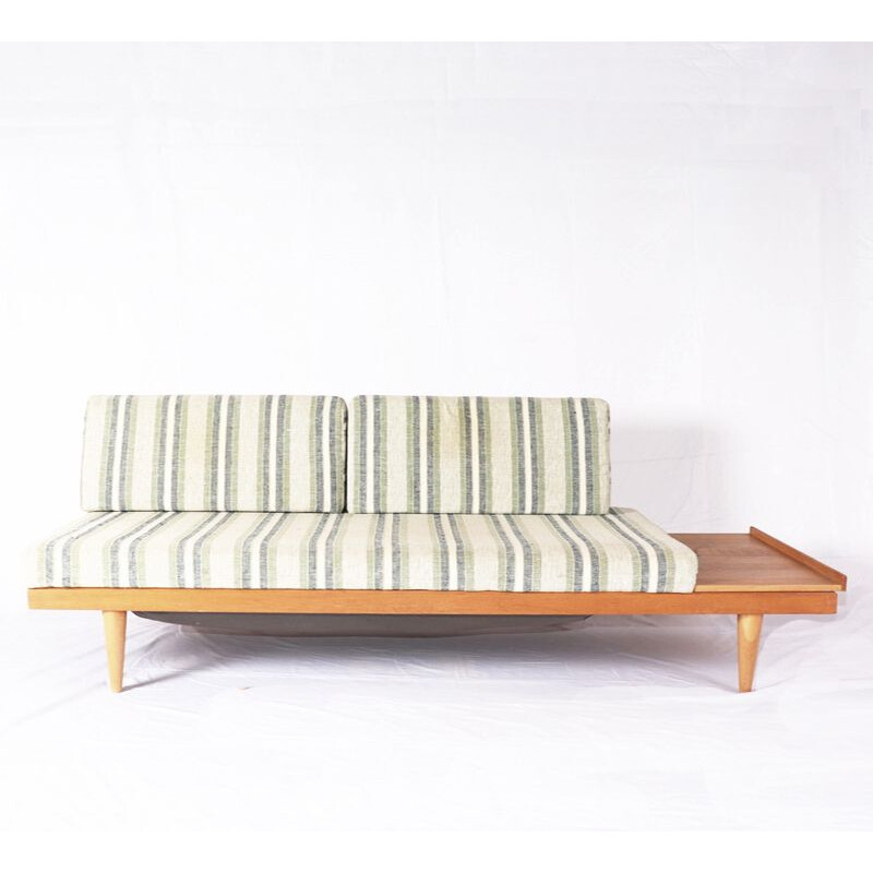 Mid century oak Daybed sofa by Ingmar Relling and Haldor Vik for Ekornes Fabrik