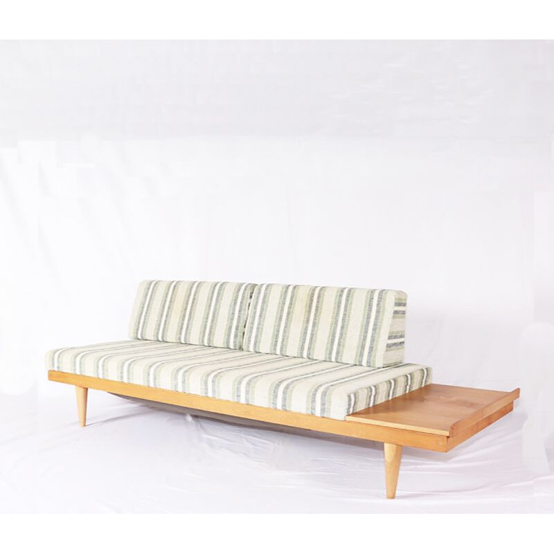 Mid century oak Daybed sofa by Ingmar Relling and Haldor Vik for Ekornes Fabrik