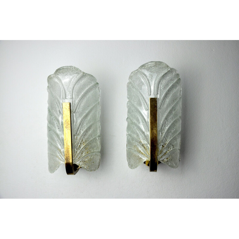 Pair of mid century sconces by Carl Fagerlund, Austria 1970s