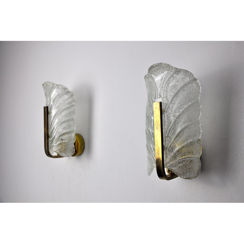 Pair of mid century sconces by Carl Fagerlund, Austria 1970s