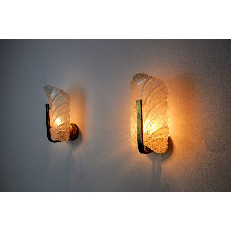 Pair of mid century sconces by Carl Fagerlund, Austria 1970s