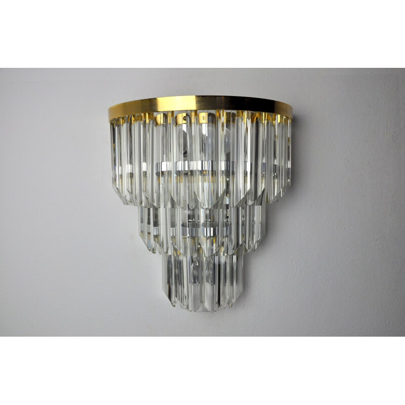 Vintage wall lamp Venini, Italy 1970s