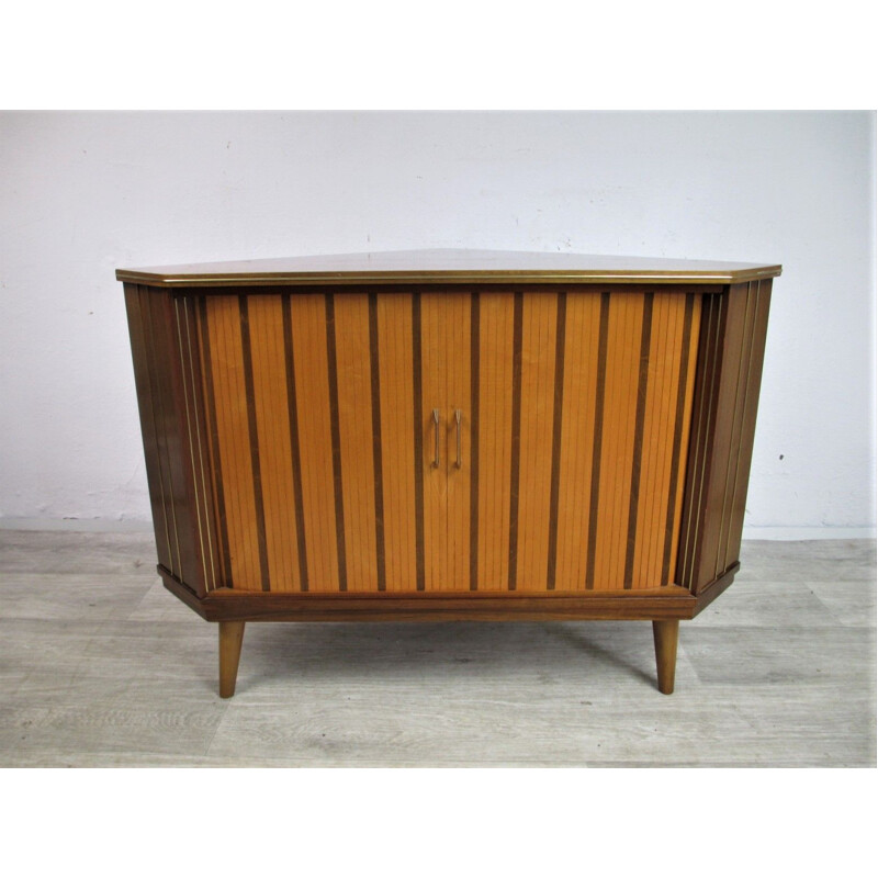 Armoire d'angle vintage en Rockabilly, Allemagne 1950