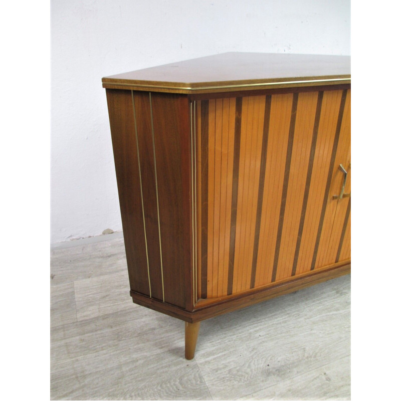 Vintage corner cabinet in Rockabilly, Germany 1950s