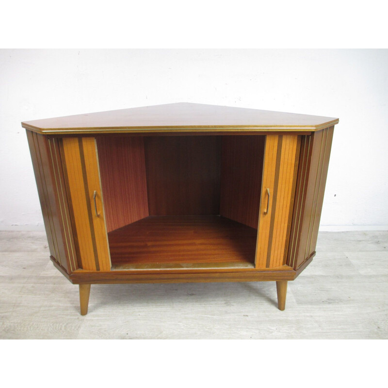 Vintage corner cabinet in Rockabilly, Germany 1950s