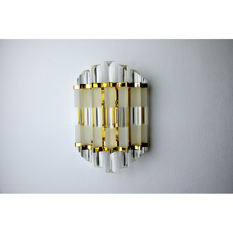 Vintage wall lamp Triedri, Italy 1970s