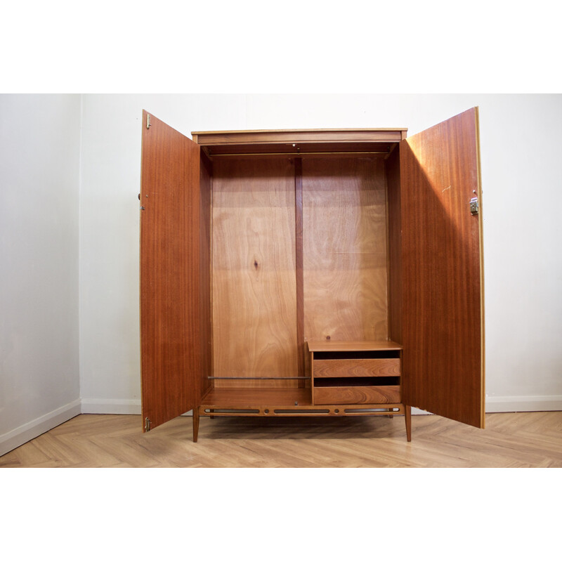 Mid century teak wardrobe from A. Younger Ltd, 1960s