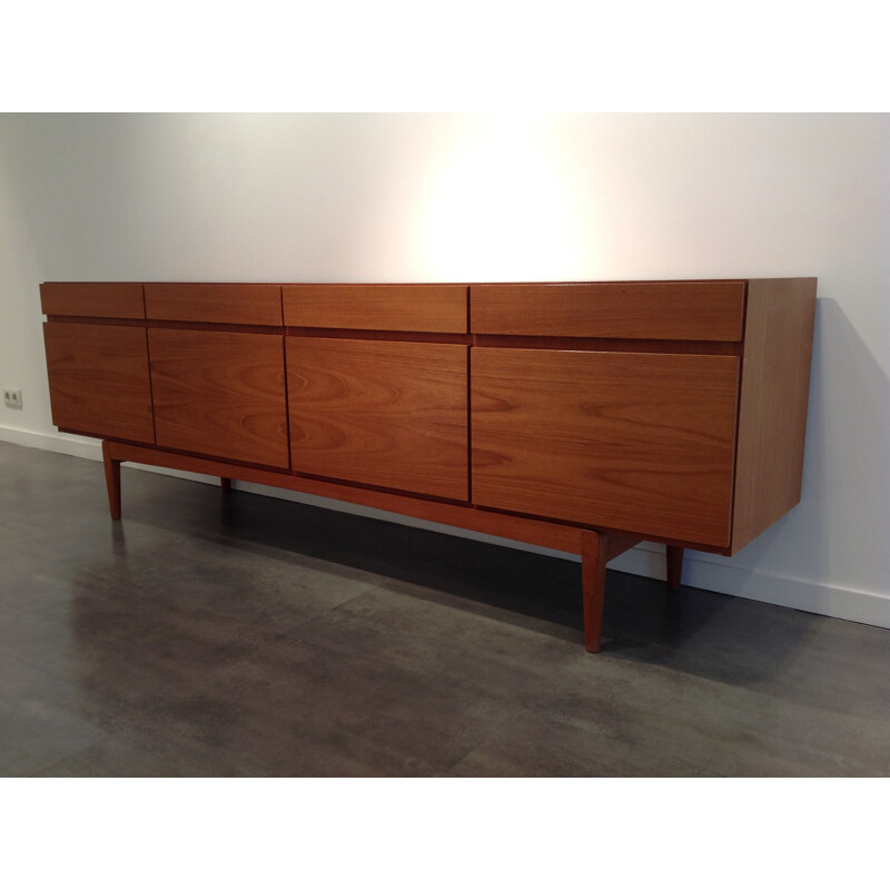 Scandinavian teak sideboard, Ib KOFOD LARSEN - 1960s