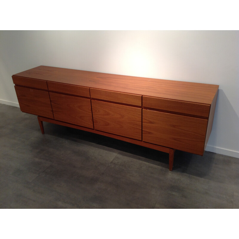 Scandinavian teak sideboard, Ib KOFOD LARSEN - 1960s