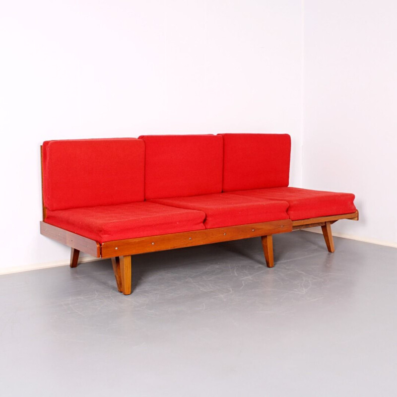 Vintage folding sofa by František Jirák