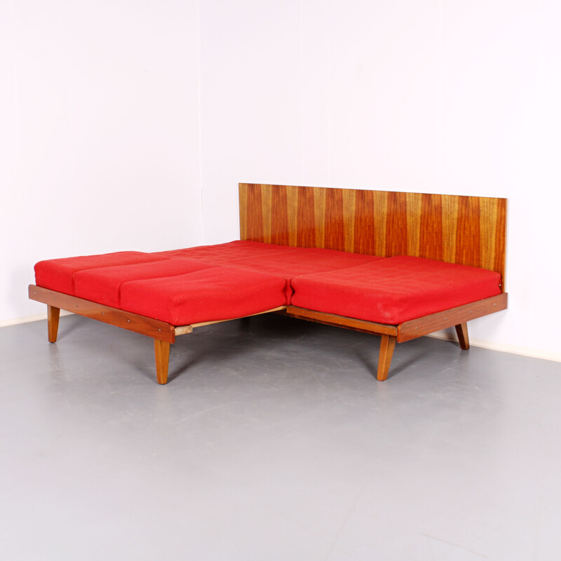 Vintage folding sofa by František Jirák