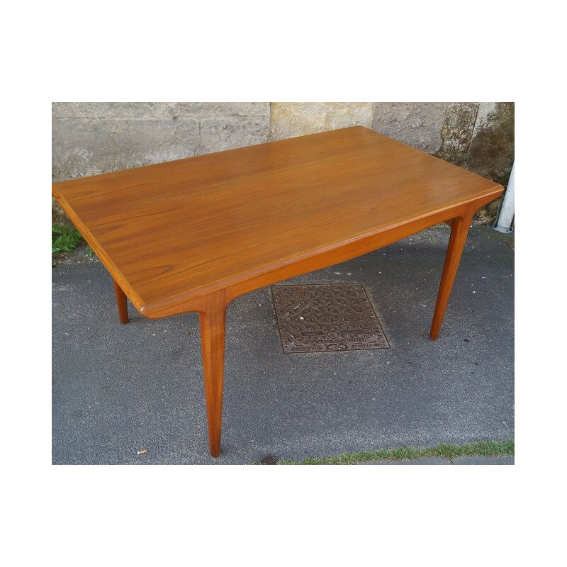 Scandinavian vintage teak table, 1960s