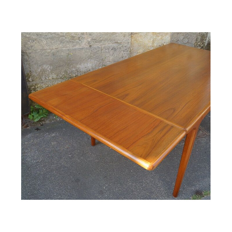 Scandinavian vintage teak table, 1960s