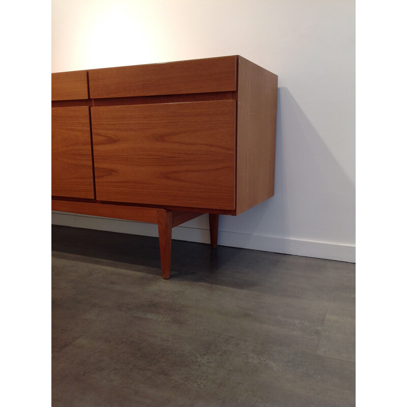 Scandinavian teak sideboard, Ib KOFOD LARSEN - 1960s