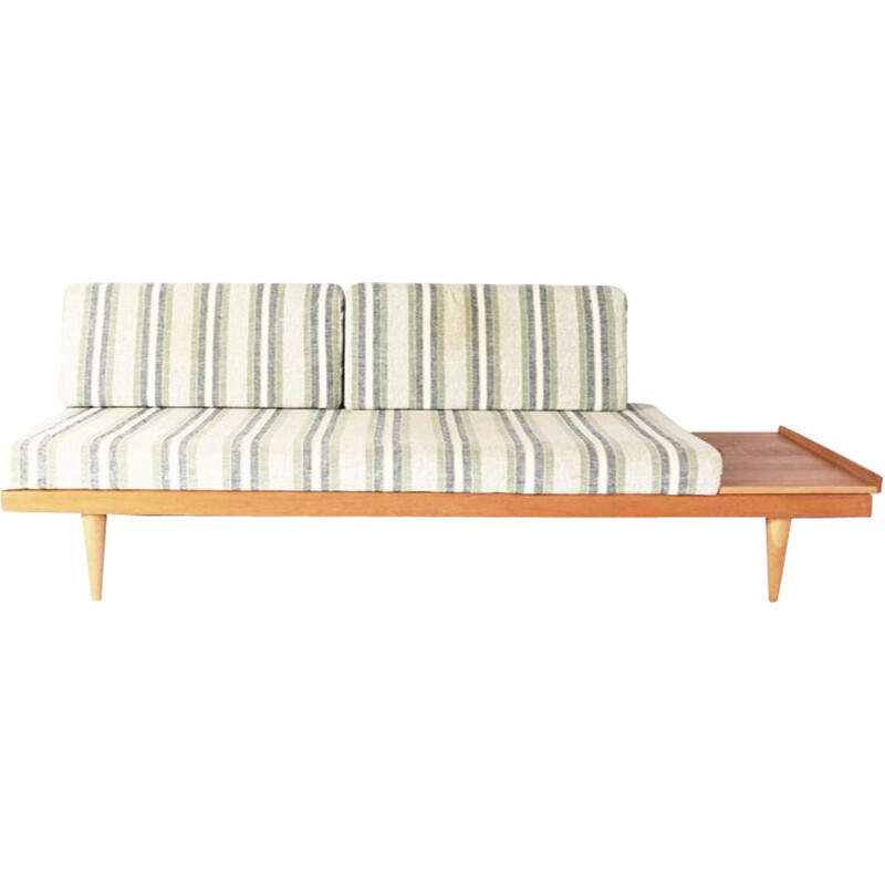 Mid century oak Daybed sofa by Ingmar Relling and Haldor Vik for Ekornes Fabrik