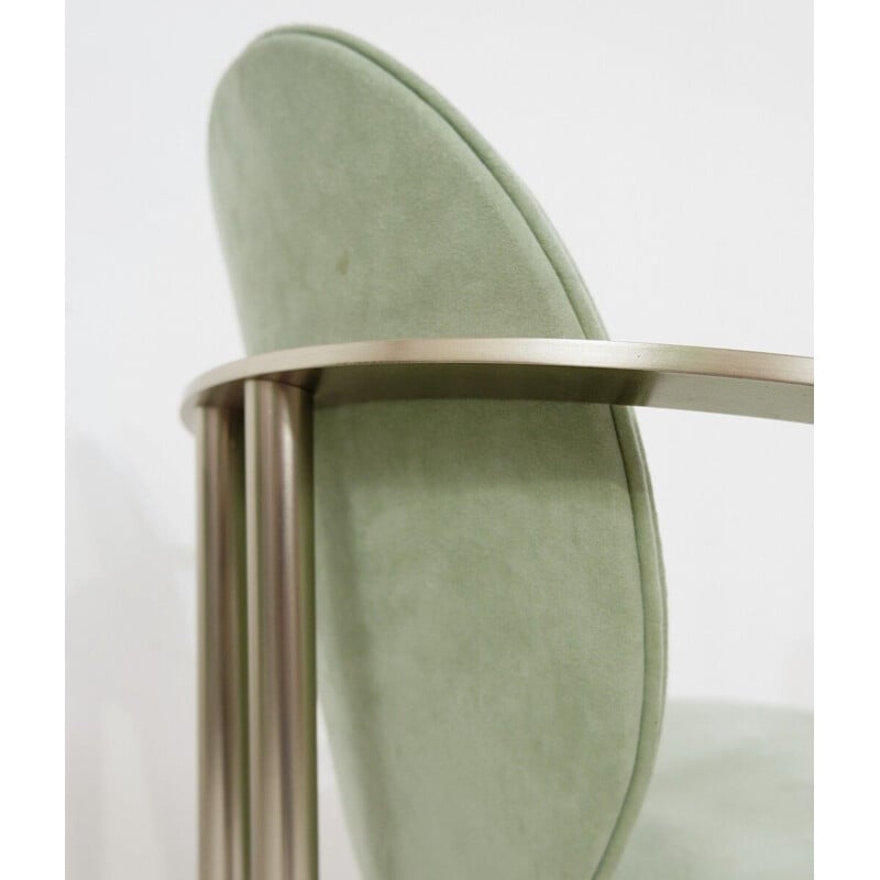 8 chaises vintage de Philippe Starck pour Belgo Chrom