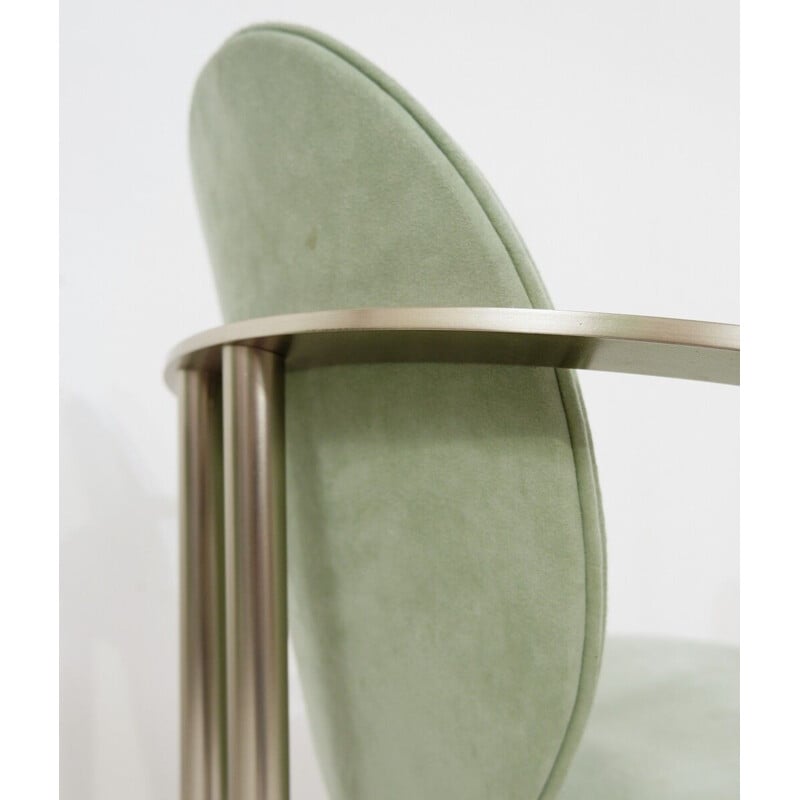 8 vintage dining chairs by Philippe Starck for Belgo Chrom