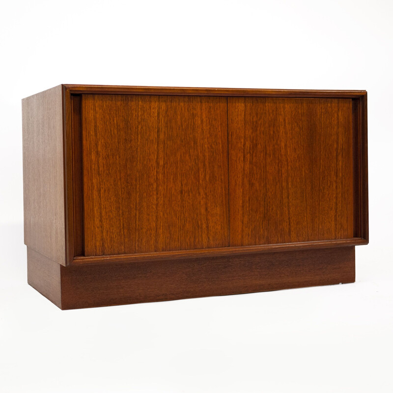 Mid century teak cabinet with Sliding doors by G-Plan, U.K 1960s