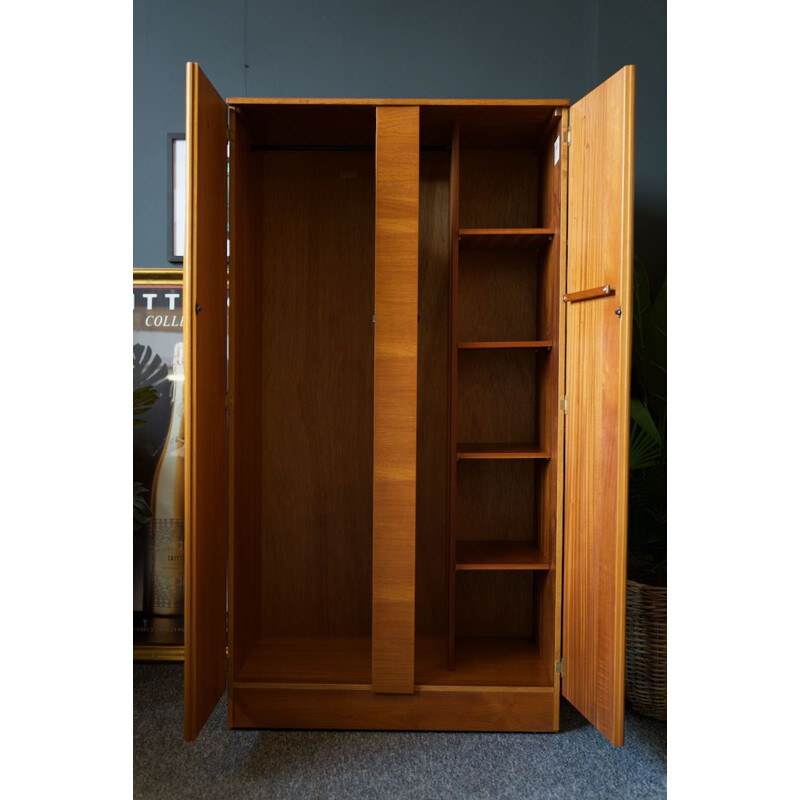 Mid century wardrobe in teak by Austinsuite Furniture