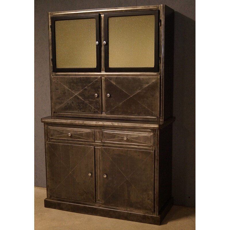 Large industrial highboard in cast iron - 1940s