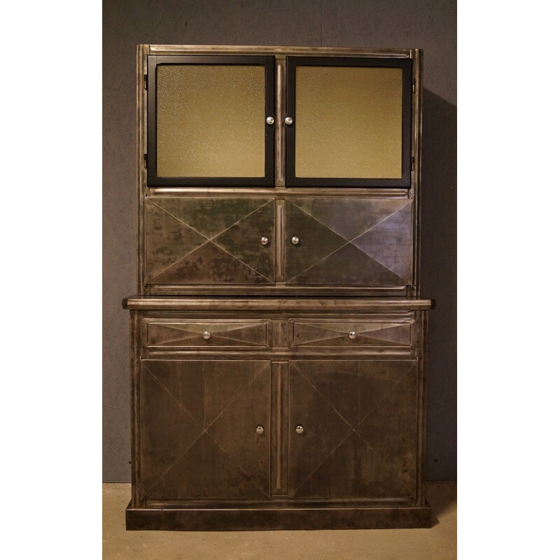 Large industrial highboard in cast iron - 1940s