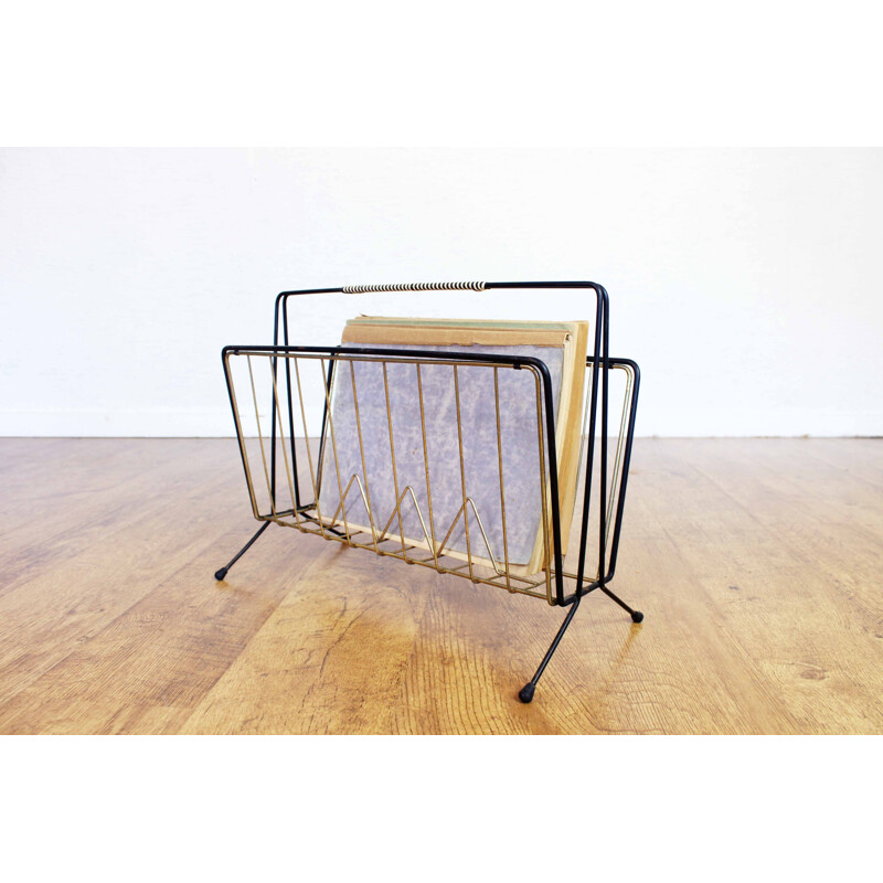 Vintage magazine rack, 1960s