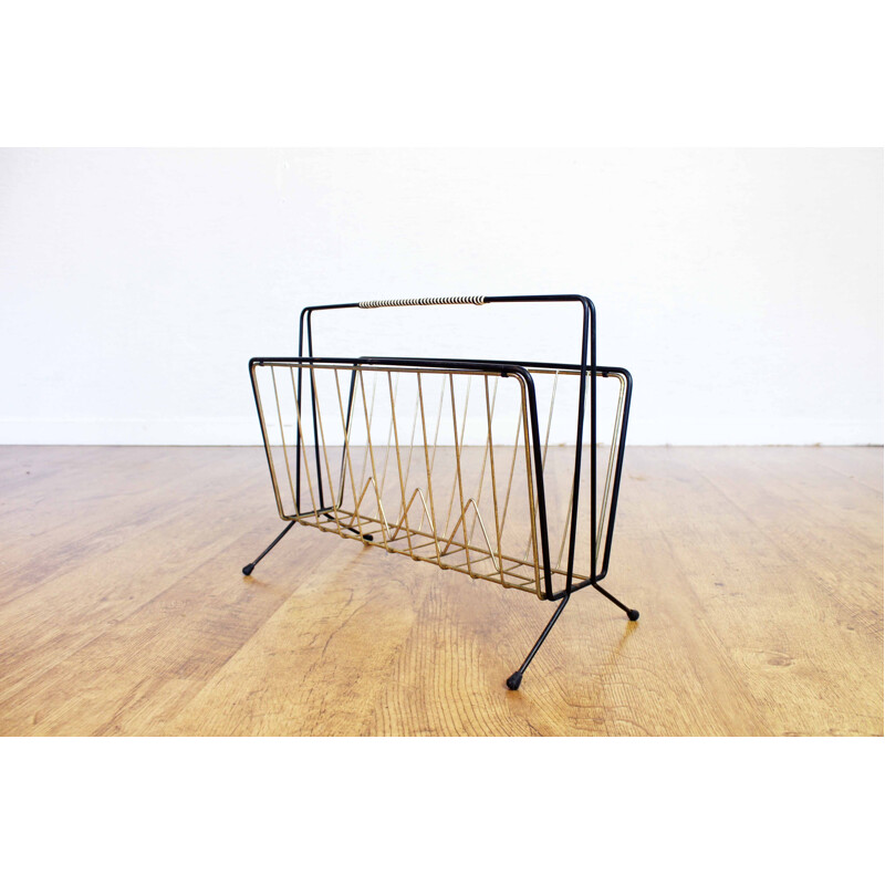 Vintage magazine rack, 1960s