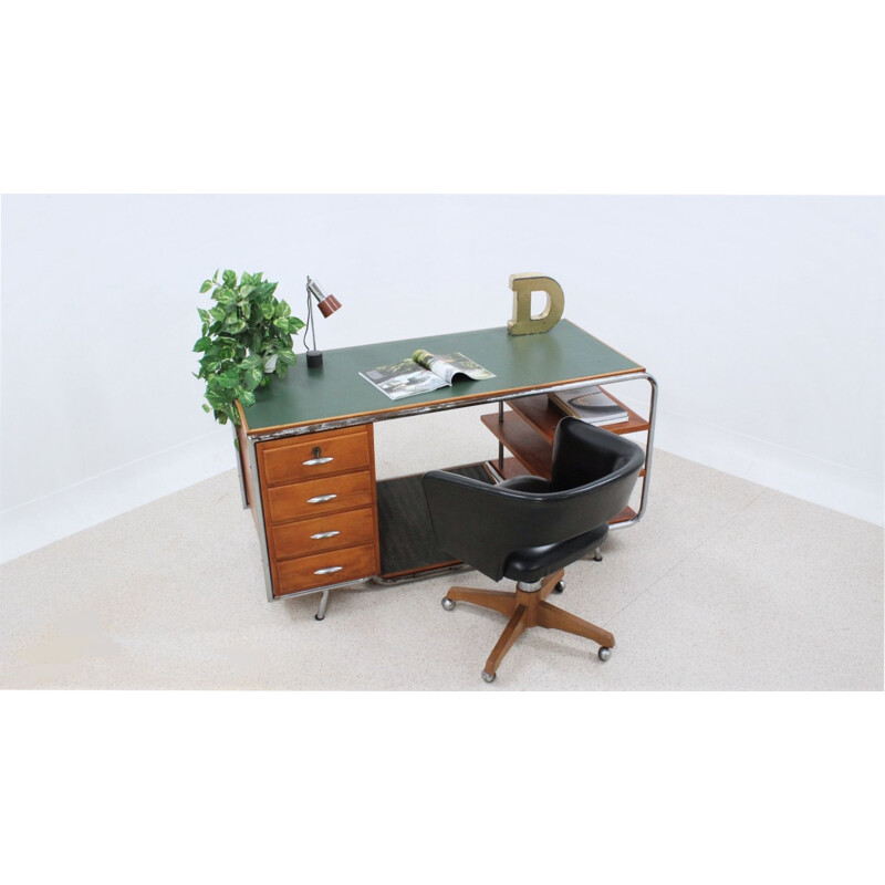 Mid century writing desk by COVA, Italy 1930s