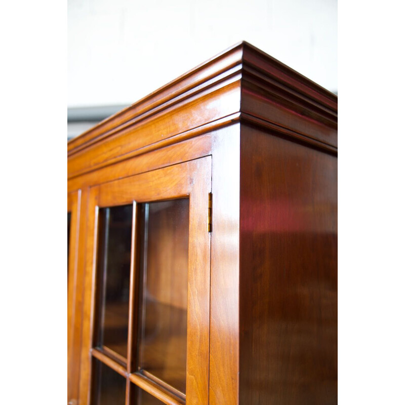 Vintage solid cherrywood display dresser