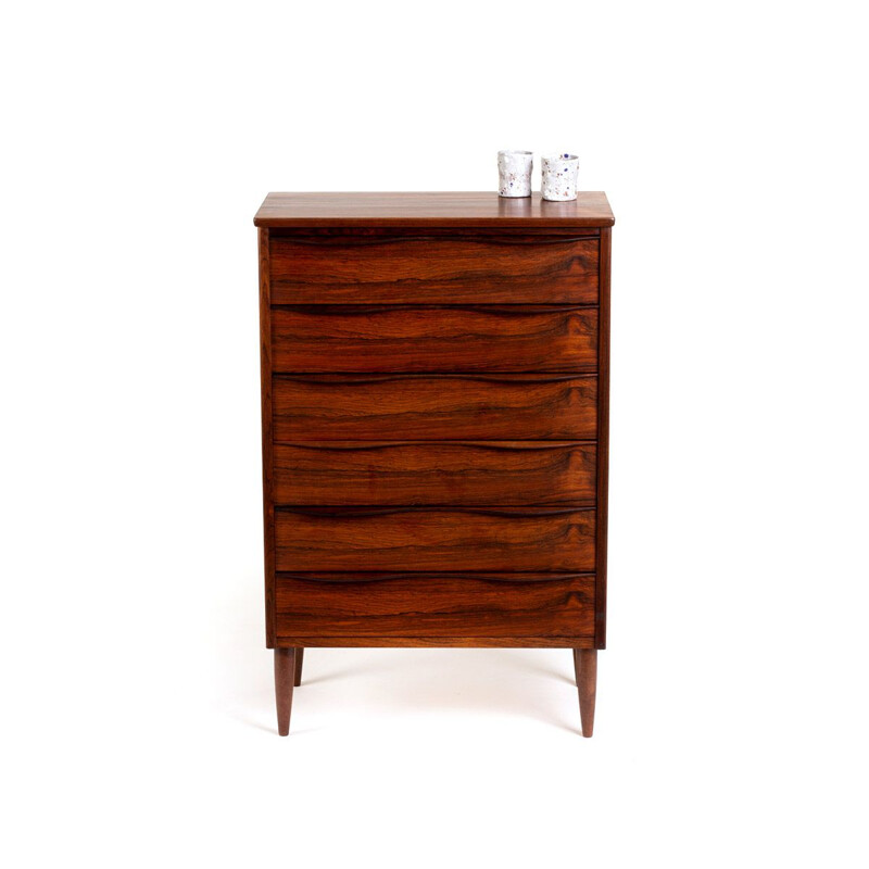 Mid century rosewood chest of drawers, Denmark 1960s