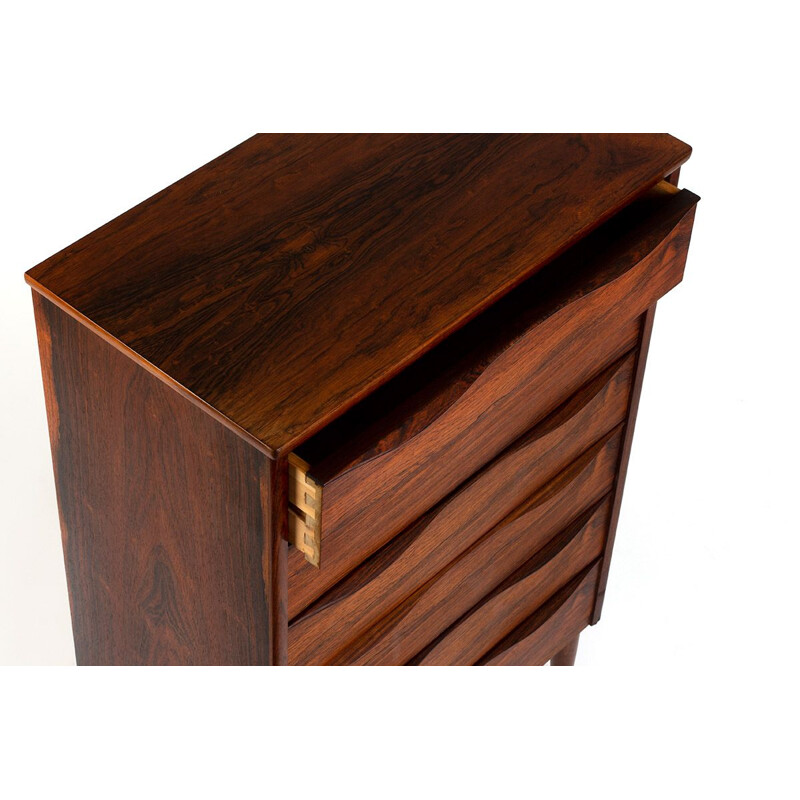 Mid century rosewood chest of drawers, Denmark 1960s