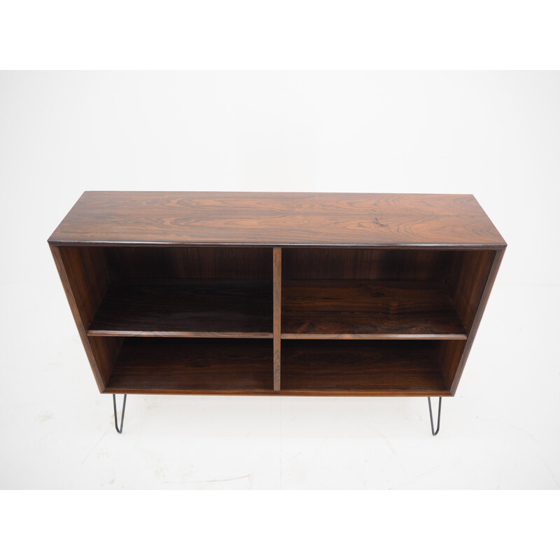 Vintage danish upcycled rosewood bookcase, 1960s