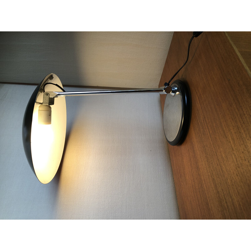 Lampe vintage ariculée par Aluminor